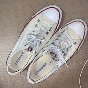 White low top converse